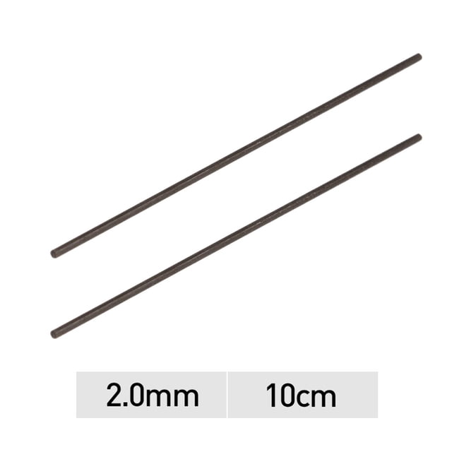 Kit de Réparation de Canne à Pêche Bâtons en Fibre de Carbone 1mm-10mm*10Cm pour Canne à Pêche Cassée