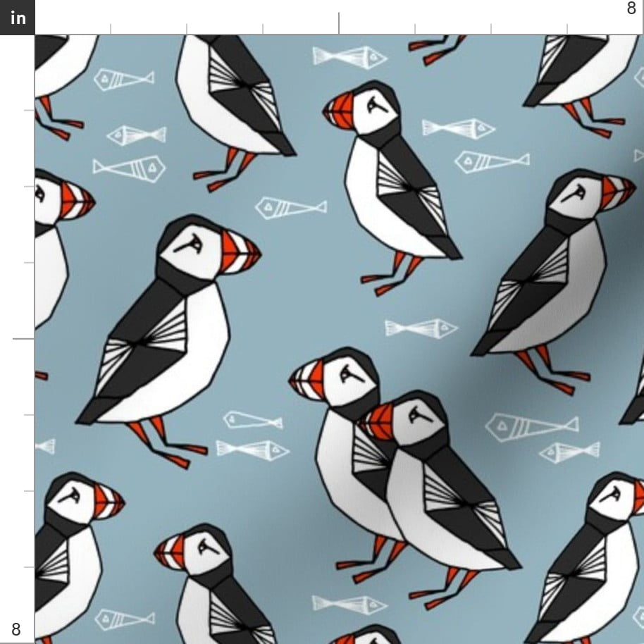 puffin jersey fabric