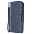 thumbnail image 3 of Feishell Fit for iPhone 16 Pro Max Phone Case with Detachable Wrist Strap & ID Credit Card Slots,Premium PU Leather Shockproof Magnetic Clasp Folio Flip Kickstand Holder Protective Cover,Blue, 3 of 9