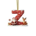 thumbnail image 1 of Christmas Tree Decoration 2D Acrylic Decoration Letter Pendant With 26 Letters Christmas Hanging Decoration DIY Crafts Christmas Home Decoration, 1 of 2