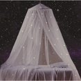 thumbnail image 1 of Dosel de cama LIUYMXG estrellas fluorescentes que brillan en la oscuridad 60 cm, 1 of 4