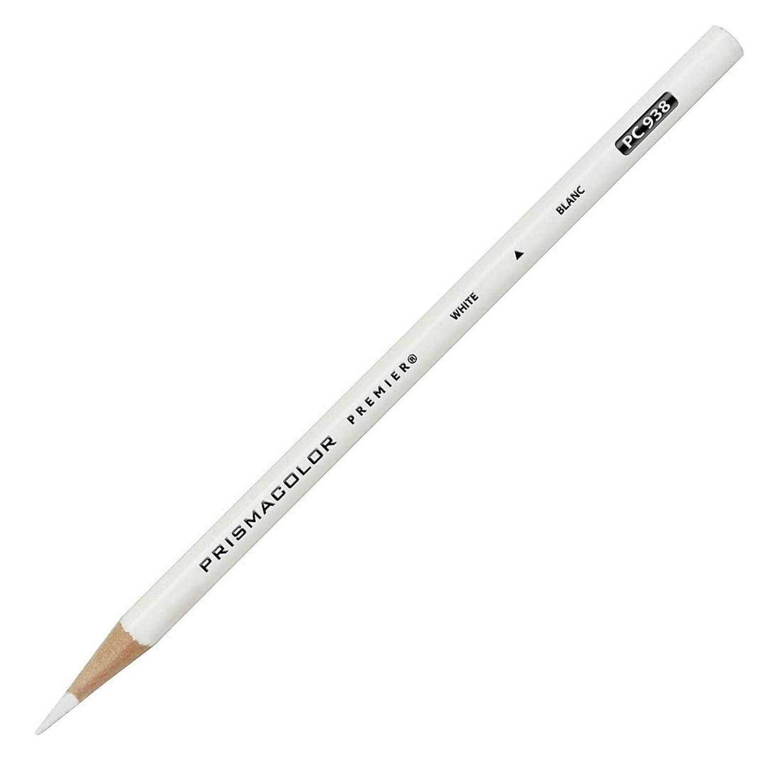 3365 Premier Soft Colored Pencil, White (Pack of 12)