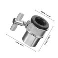 thumbnail image 2 of IFANLANDOR Drum Bell Support Rod With Simple Design Aluminum Silver Practice Sessions 1Pack, 2 of 6