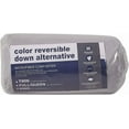 thumbnail image 4 of Blue Ridge Home Fashions Down Alternative Quilt Comforter for All Season, Twin, White/Platinum, 4 of 10