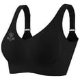 thumbnail image 3 of Pejock Women's V-Neck Sports Bra Medium Support Wirefree, Breathable Sweat-Wicking Seamless Workout Bra for Yoga Gym Fitness, 3 of 9