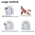 Bidet Toilet Seat Bumper Gasket Pad Kit, Universal Repair Parts for