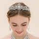 thumbnail image 4 of Elegante corona y tiara de princesa para mujer, tiaras de cristal para niña: accesorios y regalos perfectos para el cabello de novia para cumpleaños, bodas, bailes de graduación, fiestas, 4 of 8