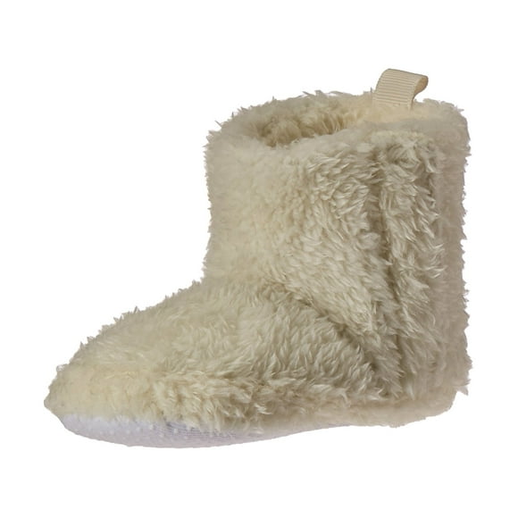 Luvable Friends Kids' Sherpa Bootie Boot, Cream, Size 6-12 Months M US Infant