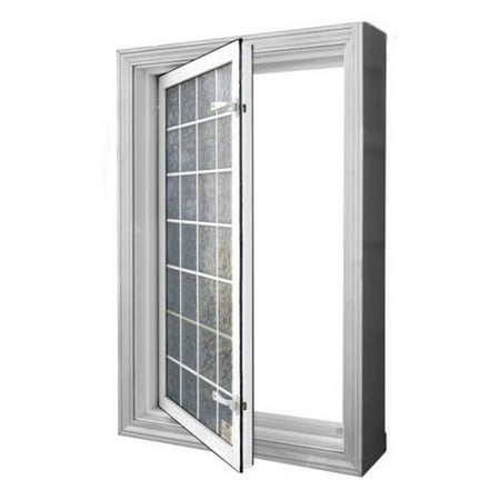 Wellcraft 29 Inch x 47 Inch Acrylic Block In - Swing Egress Window