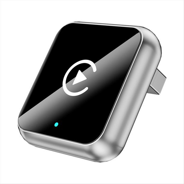 Adaptador Inalámbrico Carplay 2 en 1 Smart AI Box Carplay/Android Auto Dongle USB con Cable Carplay A Conexión Inalámbrica Plug And Play B