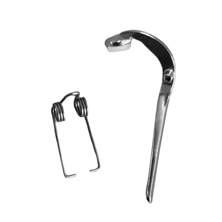 Trumpet Key Spit Assembly Trumpet Piston Accessory Parts with Pad Alto Springs Trumpet Piston for Wind Instrument bent tail