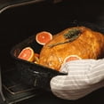 thumbnail image 3 of Granite Ware 21 in Oven Rectangular Roaster with lid. (Speckled Black) - Accommodates up to 25 lb poultry or roast., 3 of 7