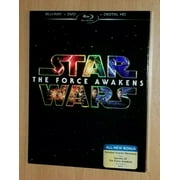 Star Wars The Force Awakens + Slipcover (Blu-Ray + Dvd + Digital Hd Movie) New