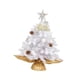 thumbnail image 4 of Mini árbol de Navidad iluminado, centro de mesa, adorno navideño, decoración navideña Blanco, 4 of 9