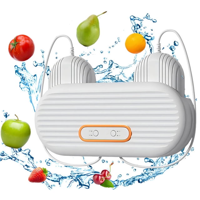 Máquina limpiadora de frutas, purificador de alimentos portátil de pared,