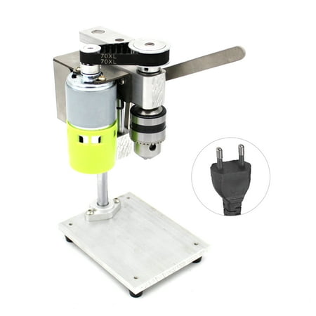 

Eccomum Mini Drill Press for Bench Drilling Machine Variable Speed Drilling Chuck 1.5-10mm For DIY Wood Metal Electric Tools Miniature Small Bench Drill DIY Pure Aluminum Small Bench Drill High
