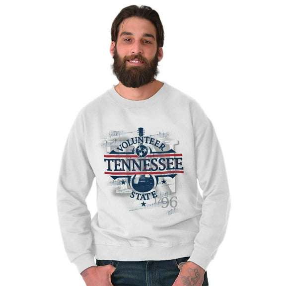 Music Crewneck Sweat Shirts Sweatshirts Tennessee Volunteer State Nashville Memphis