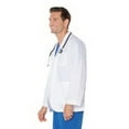 thumbnail image 2 of Landau Men's Essential Lab Coats Classic Relaxed Fit Breathable Fade Resistant 5 Pockets Button Consultation Jacket Scrub, Style 3224, 2 of 2