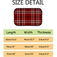 thumbnail image 3 of Floor Door Mats Bath Rugs Checkered Plaid , Entry Rug Non-Slip Washable Indoor Door Mat, Small Oriental Accent Throw Rug for Bedroom Kitchen Entryway Bathroom 36x24in Carpet Runner, 3 of 7