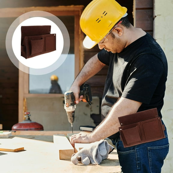 RENACLIPY Carpenter Tool Belt Pouch with Adjustable Buckle for Easy Access and Secure Storage