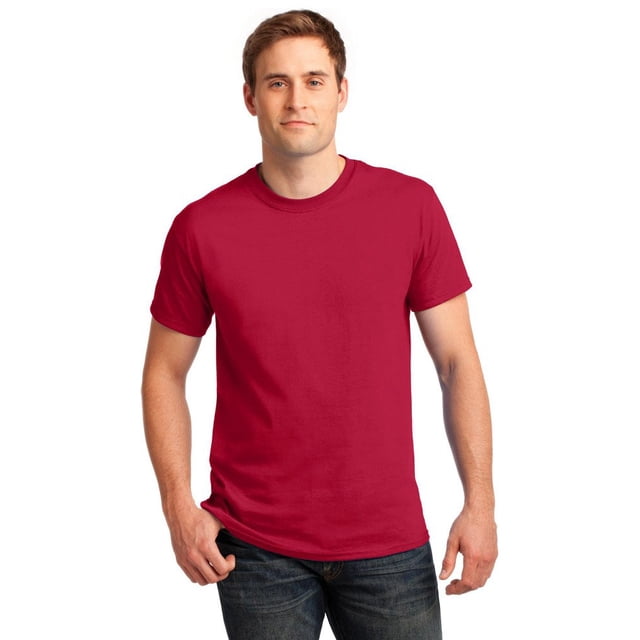 Gildan-20 00-T-Shirt Unisexe en Ultra Coton®, Rouge Cerise, Lot de 1