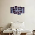 thumbnail image 2 of Elephant Stock Optometrist Trial Frames Wall Art - Horizontal Multi Panel Canvas - Living Room Wall Decor - Profession Multi Panel - Blue And White Decor - 30" x 18", 2 of 4