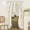 2p Sheer Curtains + 1 Rod, variant on Lace Sheer Window Curtains with Rod, Vintage Floral Sheer Panels for Living Room & Room Divider, 55 W x 80 L Inches, White, 2 Panels + Rod