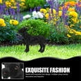 thumbnail image 6 of Black Goat Model Plush Black Goat Animal Garden Simulation Goat Animal Ornament, 6 of 8