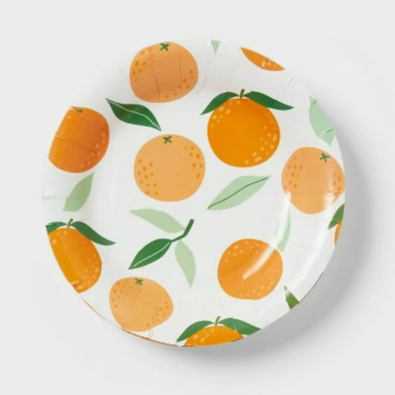 Orange Fruit Snack Plate 20ct