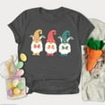 thumbnail image 2 of Pompotops Women's Fashion Easter Goblin Print Round Neck Loose Short Sleeve Blouse Top, 2 of 6