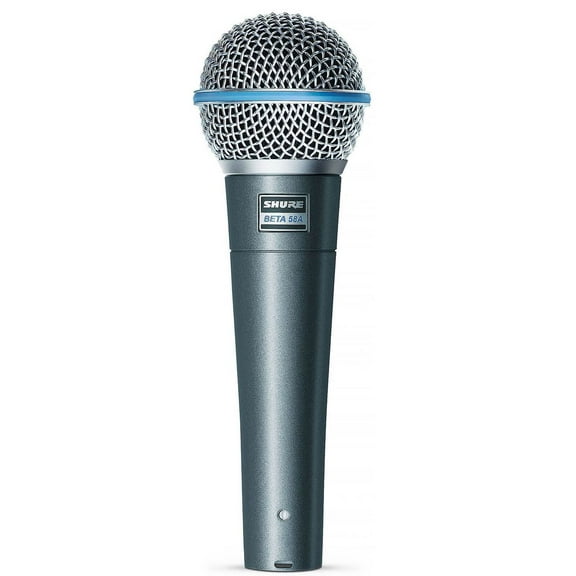 Shure BETA 58A Professional Studio Supercardioid Dynamic Vocal Mic Microphone