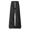 thumbnail image 5 of Akiihool Jogger Men Mens Casual Pants Loose Fit Elastic Drawstring Waist Pants Black,XXL, 5 of 5