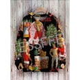 thumbnail image 3 of Christmas Ugly Knitted Sweater Cartoon Santa Claus Tattoo Retro Long Sleeves 3DPrint Autumn Winter Pullover Harajuku Casual X9 (Sweater,S), 3 of 6