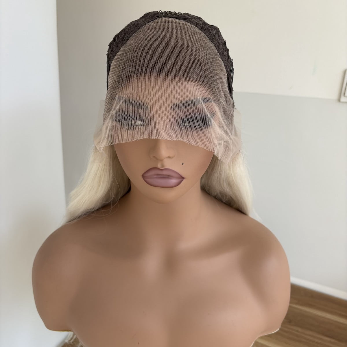 MISSWEN Lace Front Wig 26 inch Long HD Lace Brown Blonde Fashion Heat Safe Fiber Hair