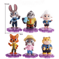 thumbnail image 3 of WJCA Zootopia Cartoon Blind Box Desktop Ornaments - Nick Fox & Judy Rabbit Police Officer Sloth Collectible Dolls, Perfect Fan Gift, 3 of 3