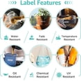 thumbnail image 4 of JJEAN-4 Pack Compatible for Dymo D1 45010 S0720500 Label Tape 12mm 1/2 Inch Black on Clear Refills Labeler for LabelManager 160 280 360D PNP LabelWriter 450 Duo ColorPop 3M Label Maker, 4 of 4