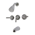 thumbnail image 1 of Three Handle Tub & Shower Faucet, 1 of 1