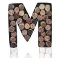 thumbnail image 2 of Made Easy Kit Metal Letter Wine Cork Savers Monogram w/ Free Wall Mount Kit, A-Z (M), 2 of 8