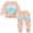 Pink, variant on VerPetridure Toddler Baby Boy Girls Fall Winter Clothes Outfits Floral Print Long Sleeve Sweatshirt Pullover Tops Joggers Pants Outfit Set