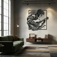 thumbnail image 4 of Tattoed Guitarist Metal Wall Art, 4 of 8