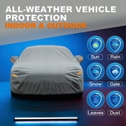 Kayme Heavy Duty Car Cover Custom Fit Dodge Challenger Demon (R/T, SRT, T/A, SXT, Hellcat 2008-2023, Waterproof All Weather for Automobiles, Full Exterior Covers Sun Rain UV Protection.