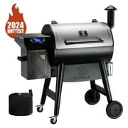 Z GRILLS ZPG-7002C3E 694 sq. in. Wood Pellet Grill and Smoker 8-in-1 BBQ Bronze