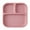 10-powder rose, variant on Color Kids 1PCS BPA Free Silicone Divided Square Plate Suction Baby Dish Leakproof Toddler Kids Meal Tray Easy Clean Tableware