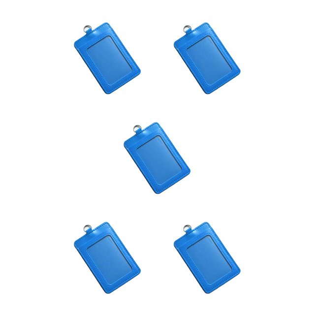 Tholdsy 10x Funda para tarjeta de identificación Funda protectora de moda para tarjetas de autobús Vertical/Azul cielo Type2 NO2