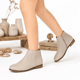 thumbnail image 6 of VitNoiva Kids Ankle Boots Side Zipper Lightweight Winter Toddler And Kids Girls Booties School Shoes, 6 of 7