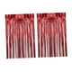 thumbnail image 3 of 2 cortinas con flecos de aluminio para decoración de fiestas, versátiles fondos para fotomatón. Rojo, 3 of 9