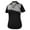 Black/Gray, variant on Monterey Club Women's Melange Flash Colorblock Golf Polo Shirt #2476
