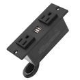 thumbnail image 4 of Recessed Power Strip with 2 AC Outlets and 2 USB Ports Furniture Desktop Embedded Power Socket 1.5m Cable, 4 of 4
