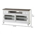 thumbnail image 2 of Panama Jack Sonoma Farmhouse Wood Entertainment Console in White, 2 of 3