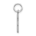 thumbnail image 2 of Diamond2Deal 14K Charme Initial en Satin Or Blanc Taille Diamant pour Femmes, 2 of 5